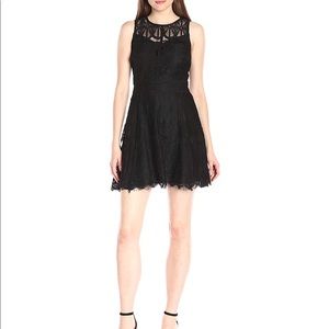 Adelyn Rae black lace dress